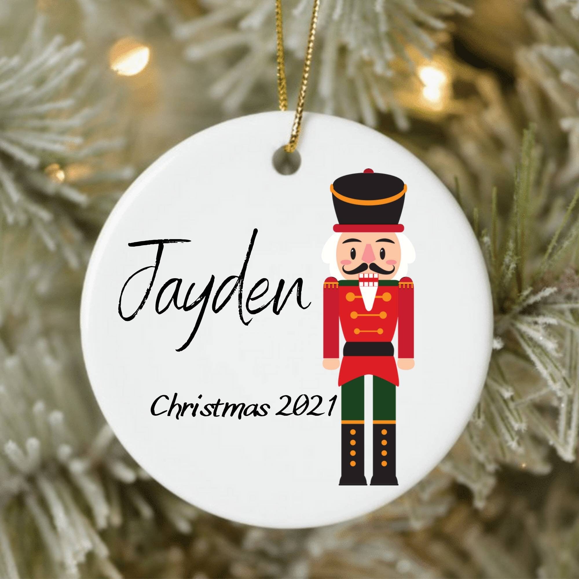 First Christmas Decoration, First Christmas Bauble, Baby's First Christmas,Personalised Christmas Bauble