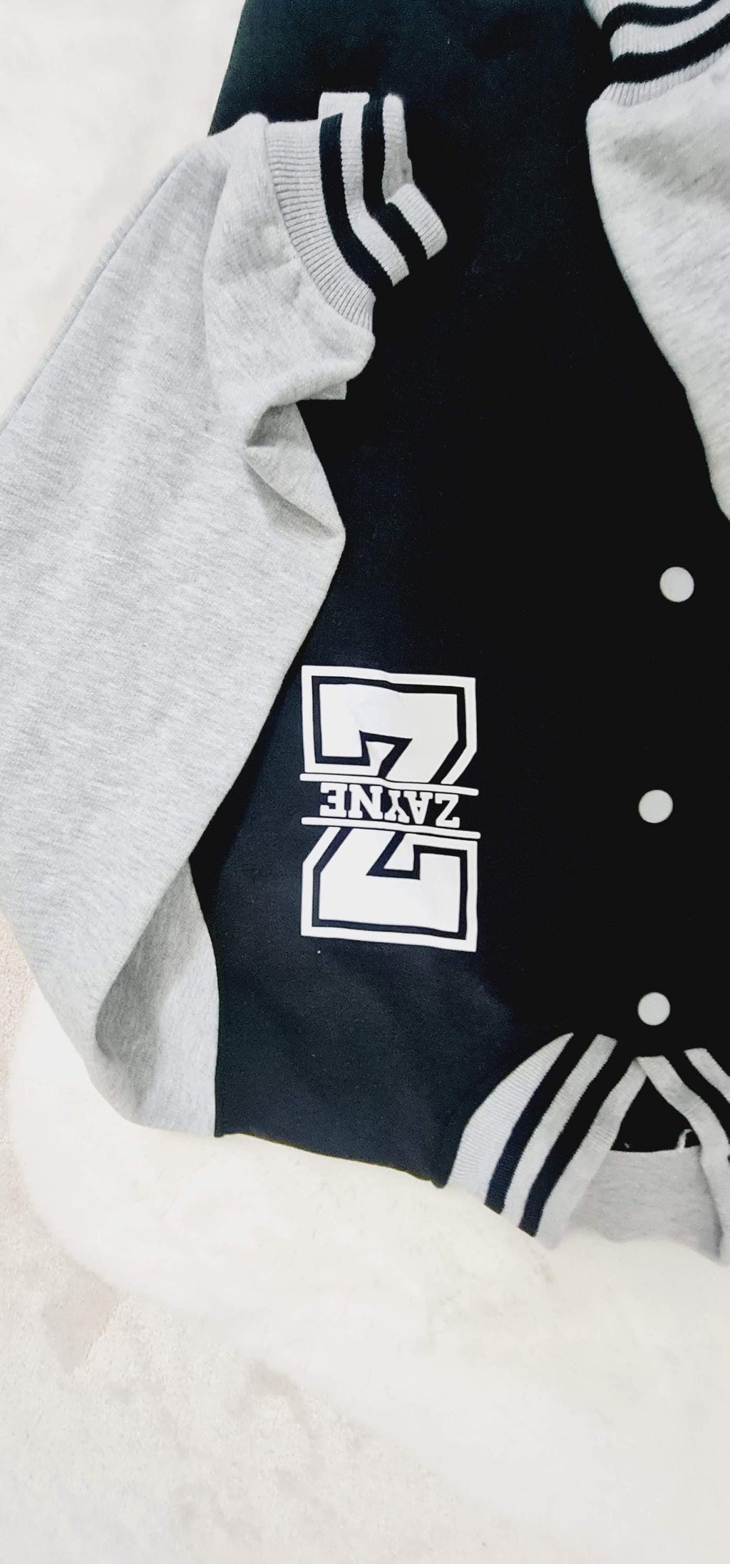 Personalised Kids & Adults Baseball Varsity Jacket