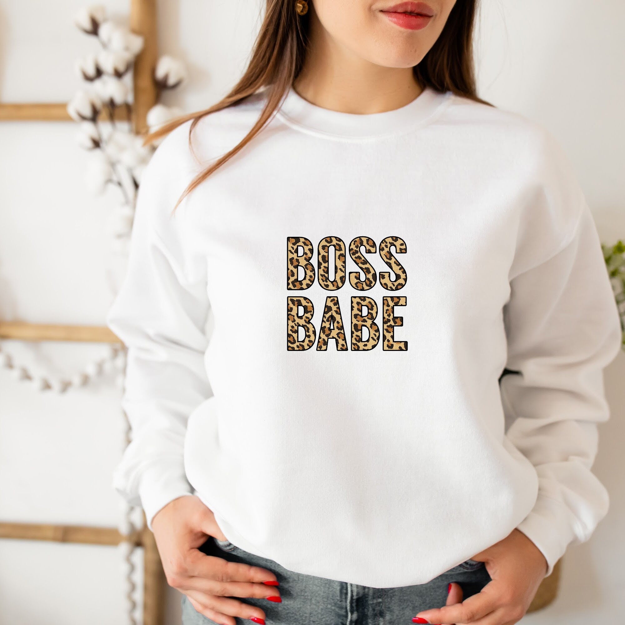 All Year Sweat shirt - Boss Babe  Sweat Shirt